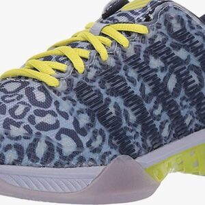 MEN K-Swiss Hypercourt Express Blue Leopard Tennis Shoes.